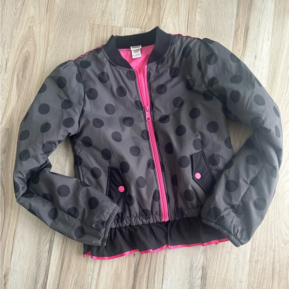 HARAJUKU MINI For Target GWEN STEFANI Collab Jacket Polka Dots Girls Sz XL 14/16